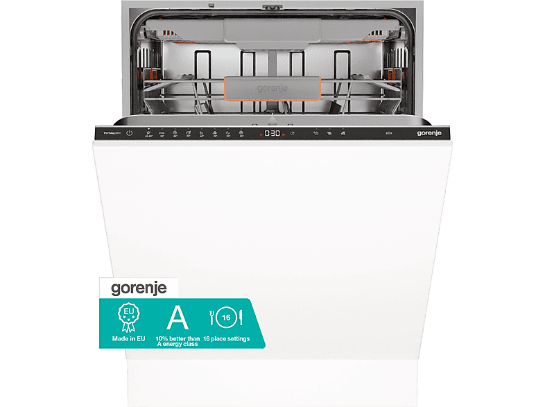 GORENJE GV663A66 Spülmaschinen (vollintegrierbar (Besteckschublade, 598 mm breit, 43 dB (A), A)