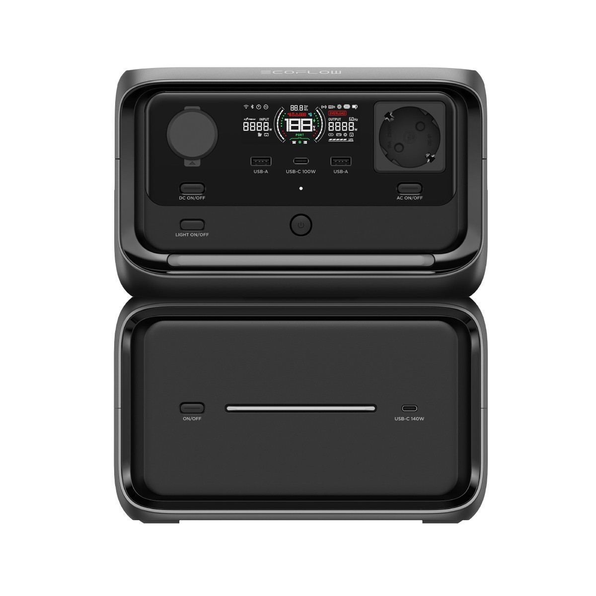 ECOFLOW RIVER 3 Max Plus 858Wh Kapasite 600W (X-Boost 1200W) Çıkış