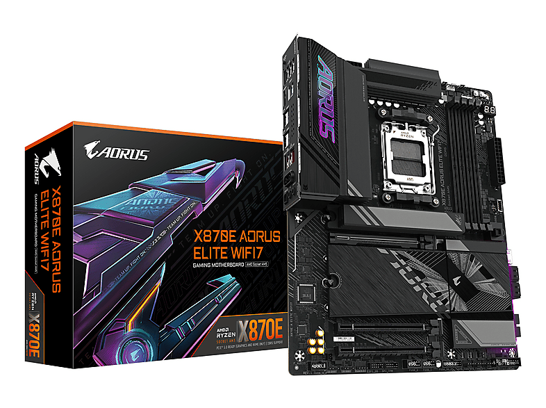 GIGABYTE X870E A ELITE WIFI7 AM5 ATX MB Mainboard Schwarz