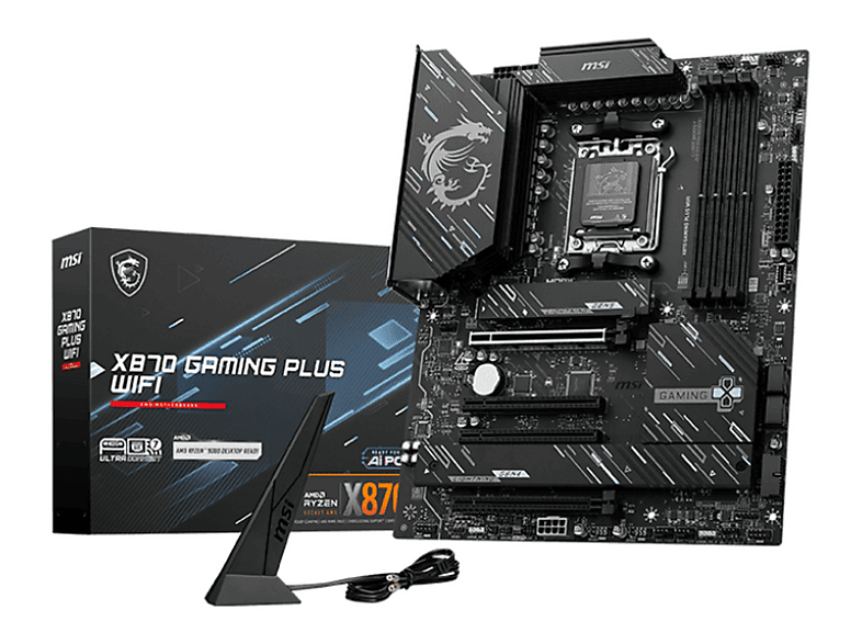 MSI X870 Gaming Plus Wi-Fi 8200MHz (OC) DDR5 M.2 HDMI X870 DDR5