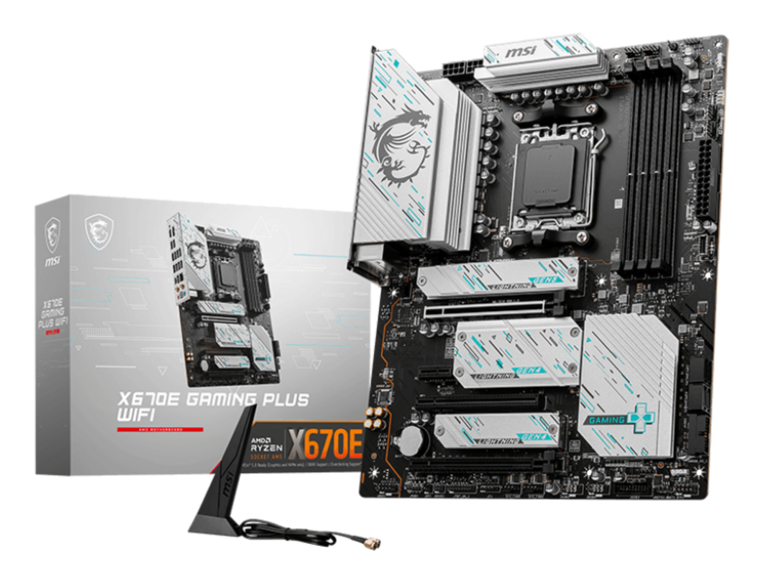 Placa base X670E GAMING PLUS WIFI MSI, ATX, ATX, AMD X670