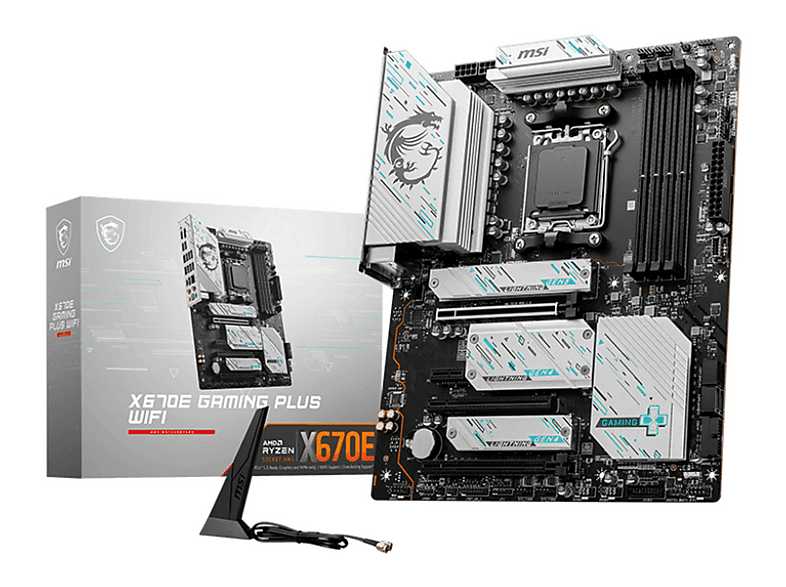 MSI X670E GAMING PLUS WIFI Mainboard Mehrfarbig