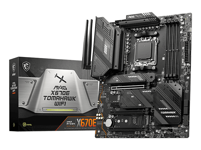 MSI MAG X670E TOMAHAWK WIFI Mainboard Schwarz