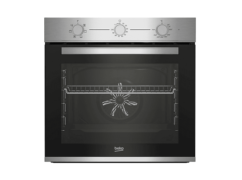 Horno multifunción - BEKO BBSE12120XD, Integrado + Libre instalación, No, 72 l, 63,00 cm, Inox