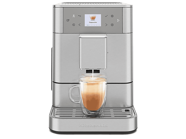 KITCHENAID KF6 5KES8556 Tam Otomatik Espresso Makinesi Brushed Stainless Steel