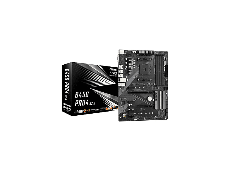 ASROCK B450 Pro4 R2.0 Mainboard Rot