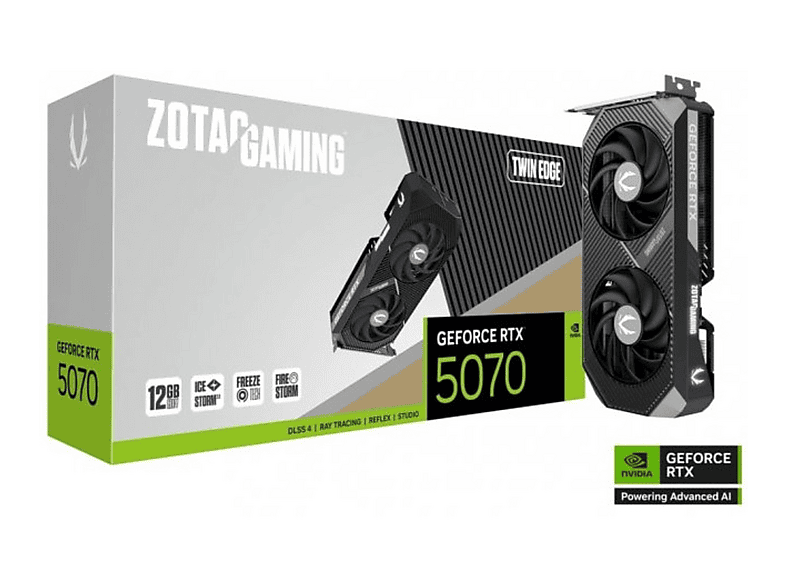 ZOTAC  GAMING GeForce RTX 5070 Twin Edge (NVIDIA, Grafikkarte)