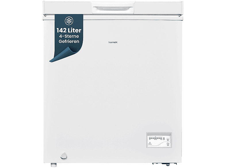 HOMEX FT1125-W Gefriertruhe (E, 845 mm hoch)