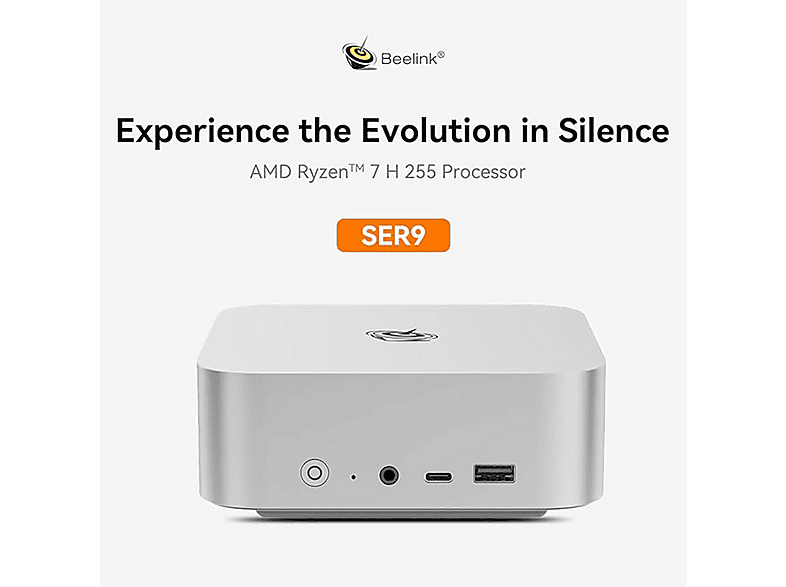Mini PC | Beelink SER9 H255, AMD Ryzen™ 7 H255 8C/16T 4.9GHz Max