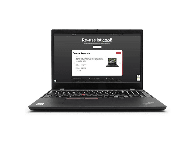 LENOVO ThinkPad L15 G1, notebook, mit 15,6 Zoll Display, Intel® Core™ i5,i5-10310U Prozessor, 8 GB RAM, 256 GB mSSD, Intel® UHD Graphics, Black, Windows