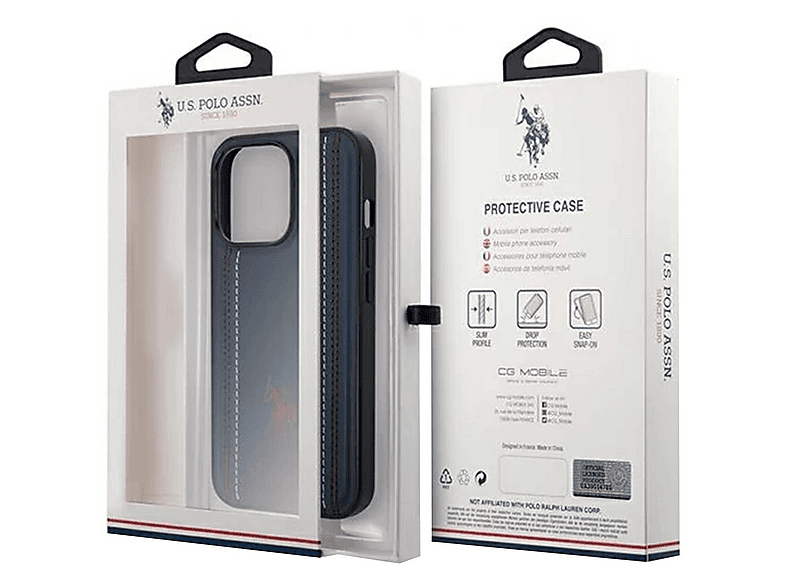 U.S POLO USHCP14XPFAV, Backcover, Apple, iPhone 14 Pro Max, Blau |  MediaMarkt