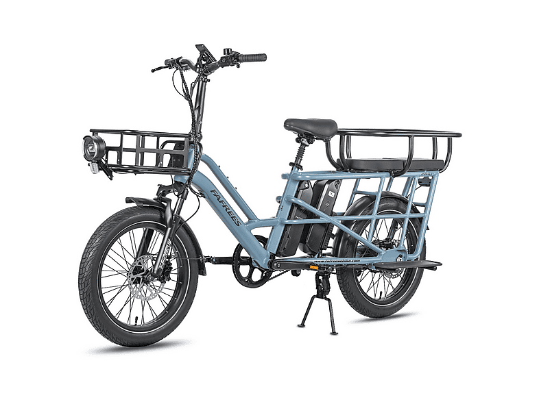 FAFREES FF20-CUV Lastenrad (Laufradgröße: 20 Zoll, Unisex-Rad, 576 Wh×2, Blau)