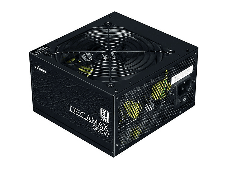 ZALMAN ZM600-LX3 600W DecaMax 80 Plus Standart 600 W Güç Kaynağı Siyah