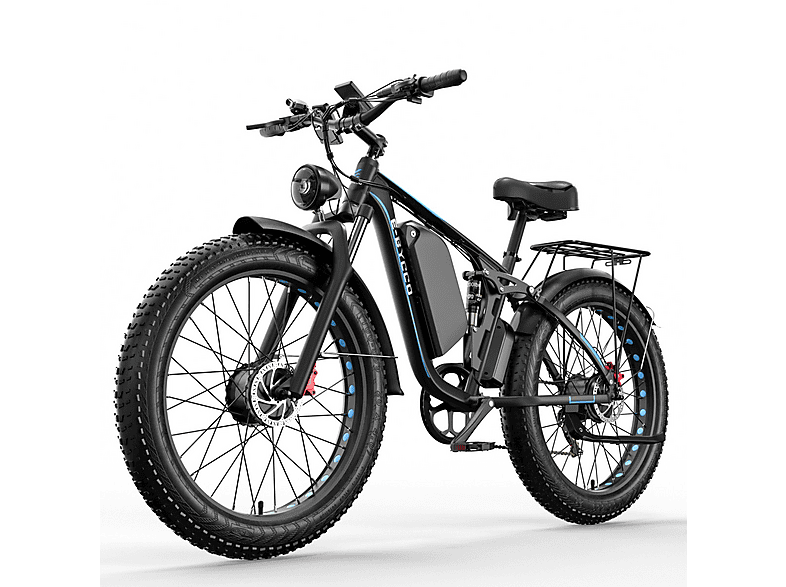 E·BYCCO EB7PRO Citybike (Laufradgröße: 26 Zoll, Erwachsene-Rad, Schwarz)