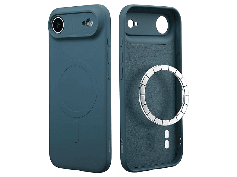 HULLIN Coque Silicone IPhone 16e 6,1 Pouces – Bleu Clair – Ultra Fine, Antidérapante, Protection Chocs