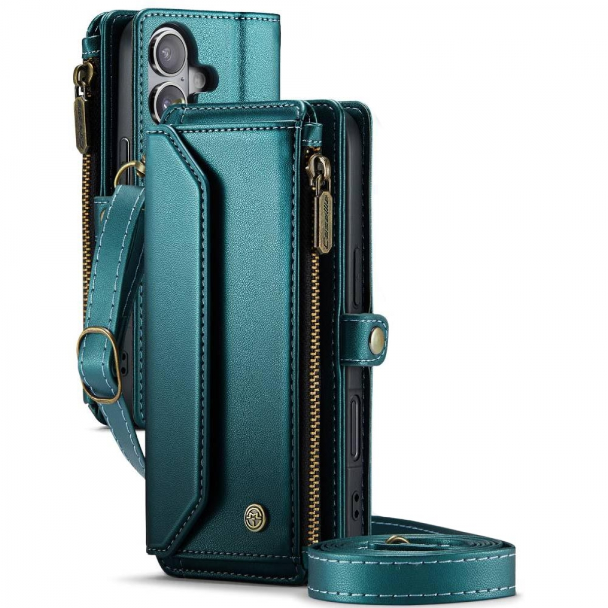 CASEME C36, Bookcover, Apple, iPhone 17, Petrol