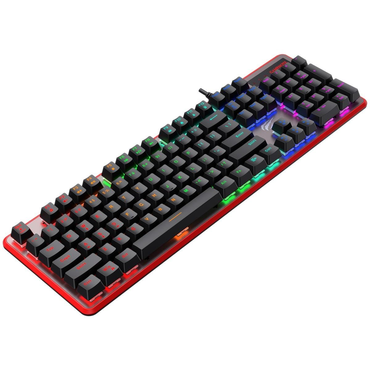 HAVIT Gamenote KB870L RGB Backlit Kablolu Gaming Mekanik Klavye Kırmızı