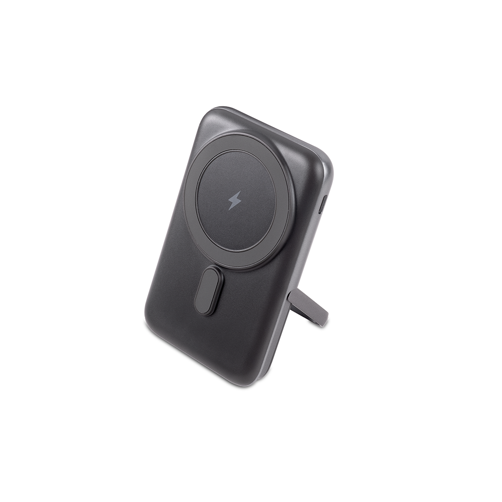 TTEC ReCharger Pro M LCD MagSafe Uyumlu PD 20W Stantlı Kablosuz 10000 mAh Taşınabilir Şarj Aleti Siyah