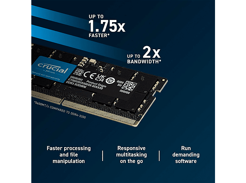 Memorias ram | CRUCIAL Memoria ram ddr5 32gb crucial - sodimm