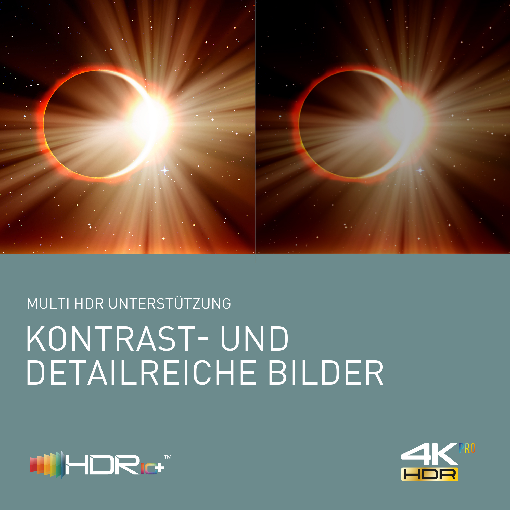 Imagen abstracta de un eclipse solar. Un anillo brillante rodea un círculo oscuro, con rayos de luz.