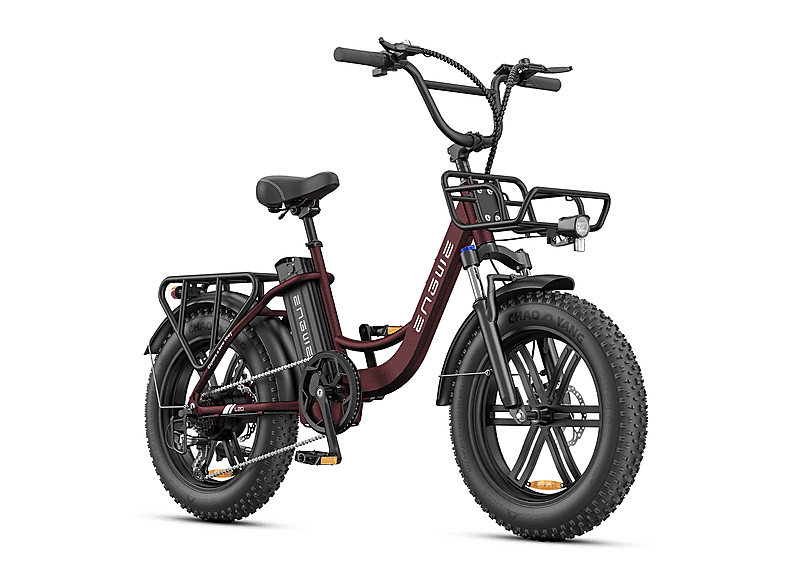 ENGWE L20 BOOST Citybike (Laufradgröße: 20 Zoll, Unisex-Rad, Rot)