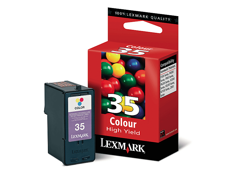 LEXMARK 35 18C0035E Kartuş Mürekkep baskı Cyan-Magenta-Sarı