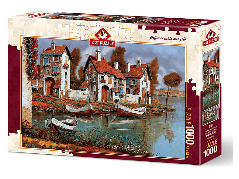 ART PUZZLE Cerchıo Evleri, İtalya 1000 Parça Puzzle