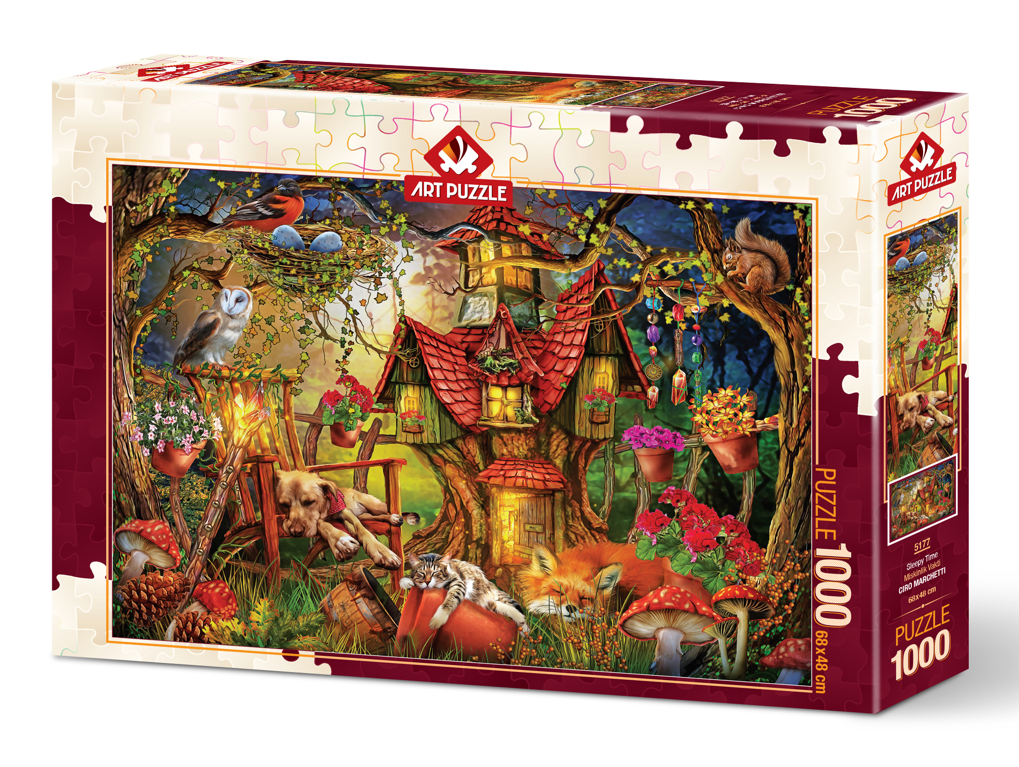 ART PUZZLE Miskinlik Vakti 1000 Parça Puzzle
