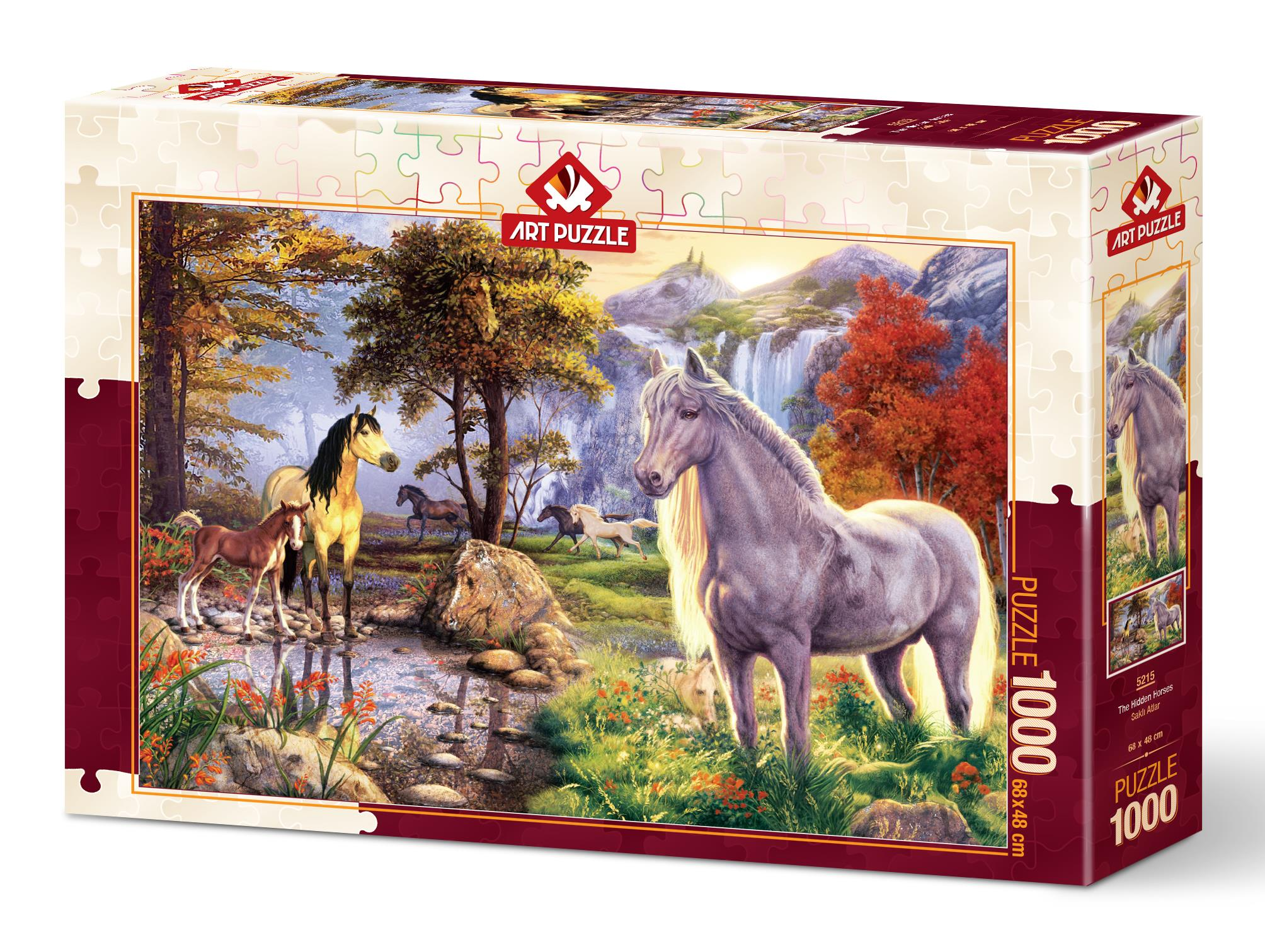 ART PUZZLE Saklı Atlar 1000 Parça Puzzle