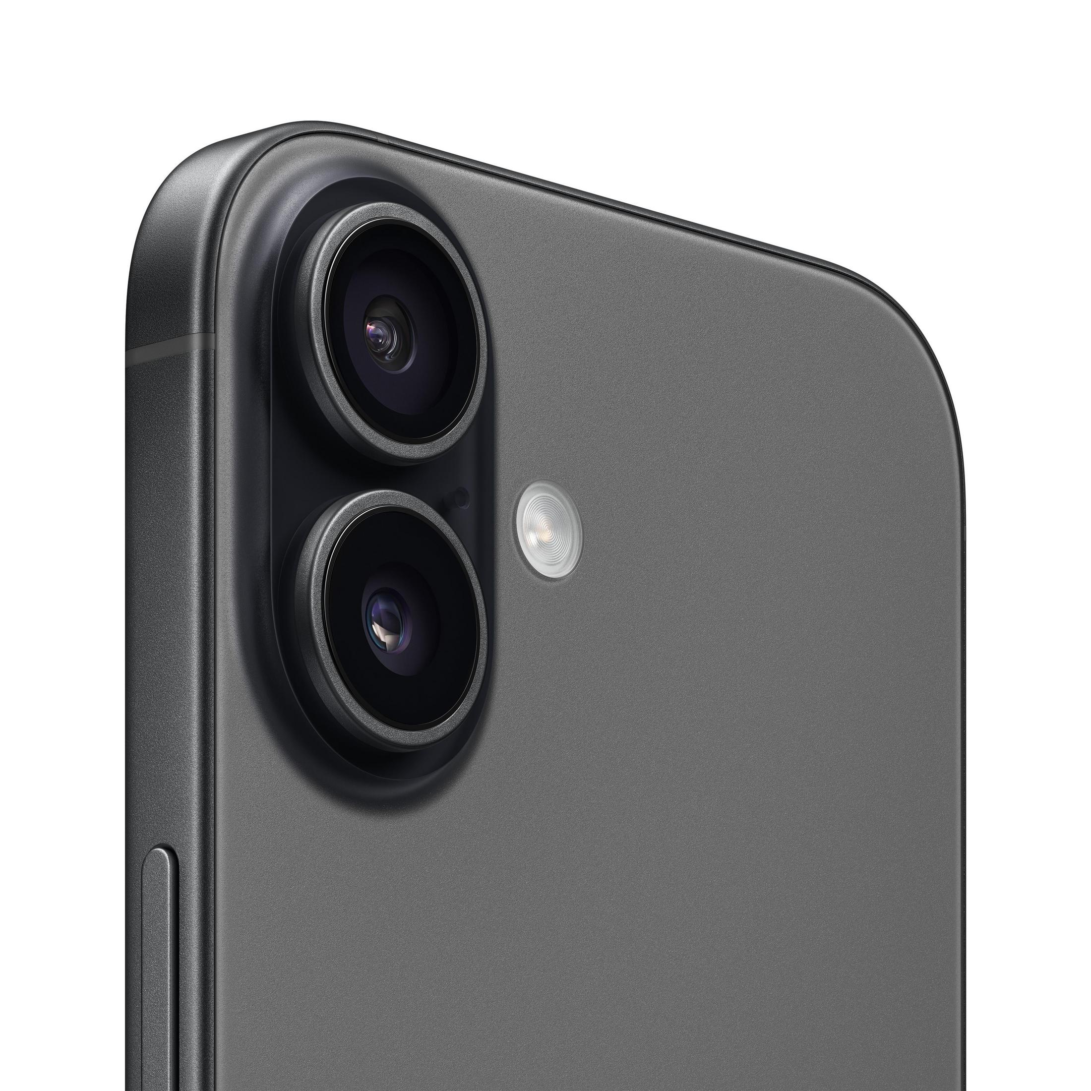 Zbliżenie modułu aparatu smartfona z dwoma obiektywami, lampą błyskową i szarym, teksturowanym tyłem.