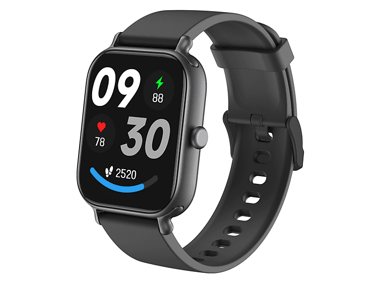 VIELLAN CX3-TFT-Bildschirm Smartwatch Silikon, 120-200mm, Schwarz