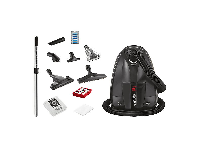 NILFISK SELECT PET CARE 650 W Zylinder-Vakuum Staubsauger, maximale Leistung: 650 Watt, Black)