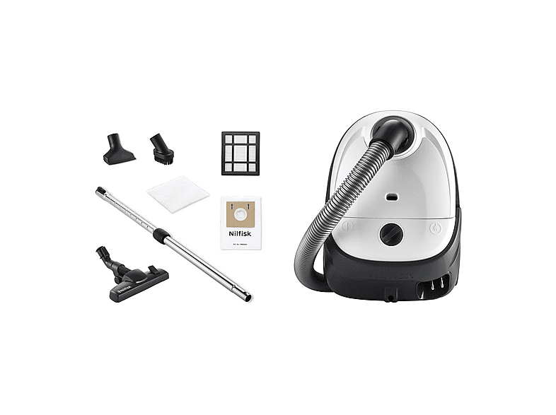 NILFISK ONE 750 W Einzelgerät Staubsauger, maximale Leistung: 750 Watt, Weiß)