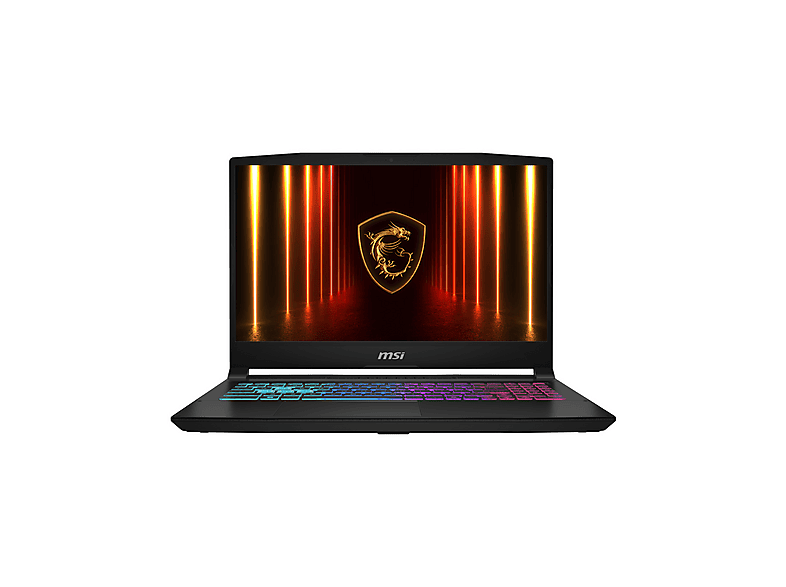 Portátil - MSI Katana 15 HX B14WGK-474FR, 15,6 " Full-HD, Intel® Core™ i7, i7-14650HX, 16 GB RAM, 512 GB SSD, GeForce RTX™ 5070, Windows, idioma del teclado: FR, Negro