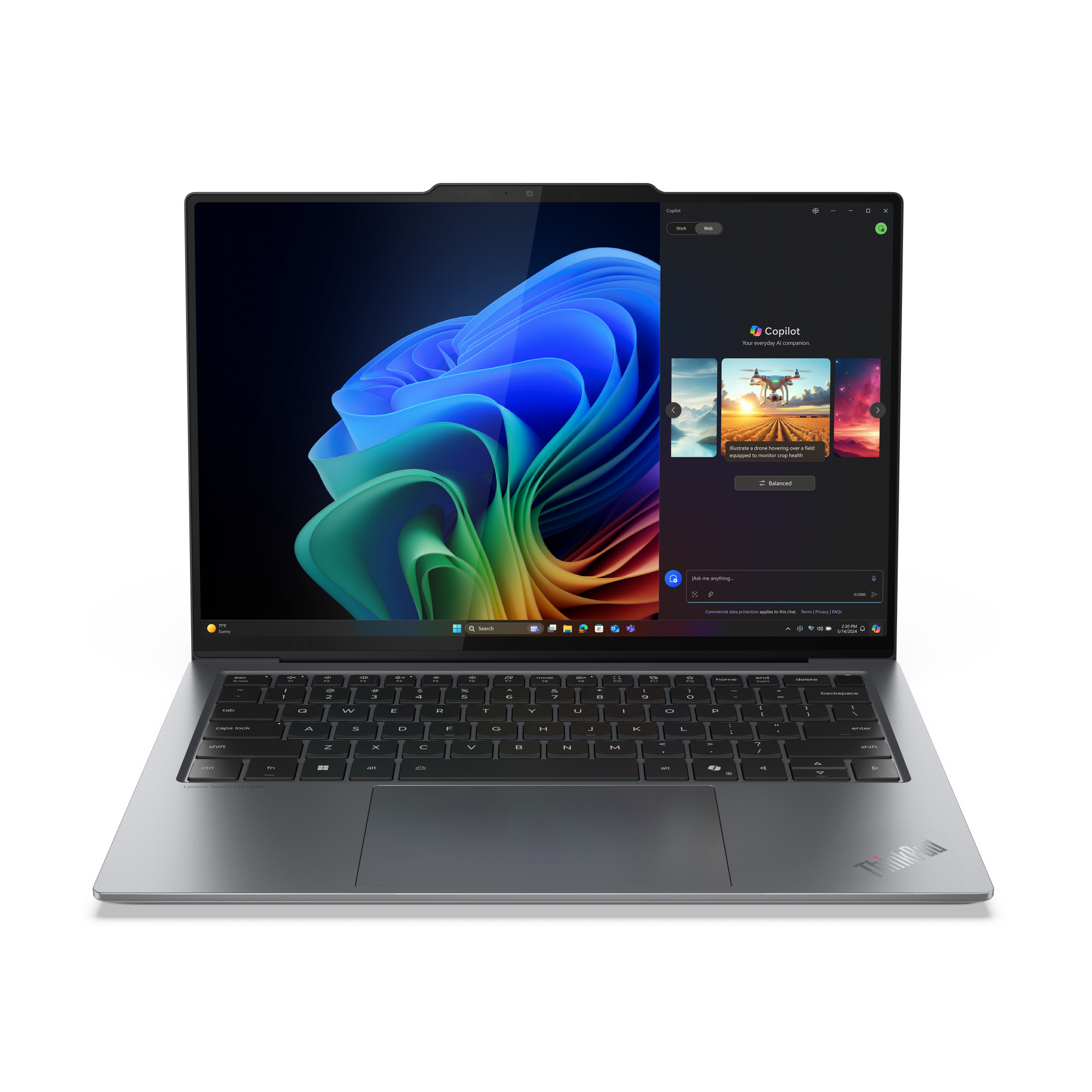 LENOVO ThinkPad X9-14 Gen 1 Copilot+ Intel Core Ultra 7 258V 32 GB RAM 1000 GB SSD 14 inç Windows Laptop Gri