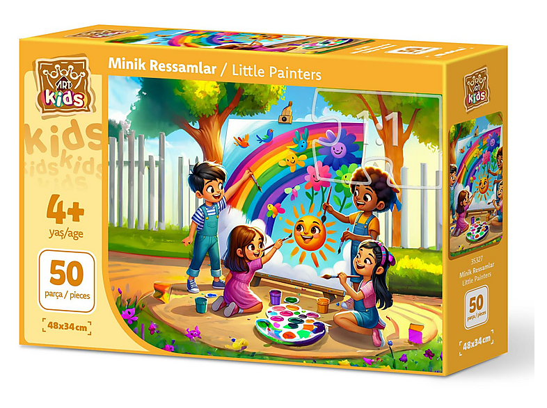 ART PUZZLE Art Çocuk Minik Ressamlar 50 Parça Puzzle