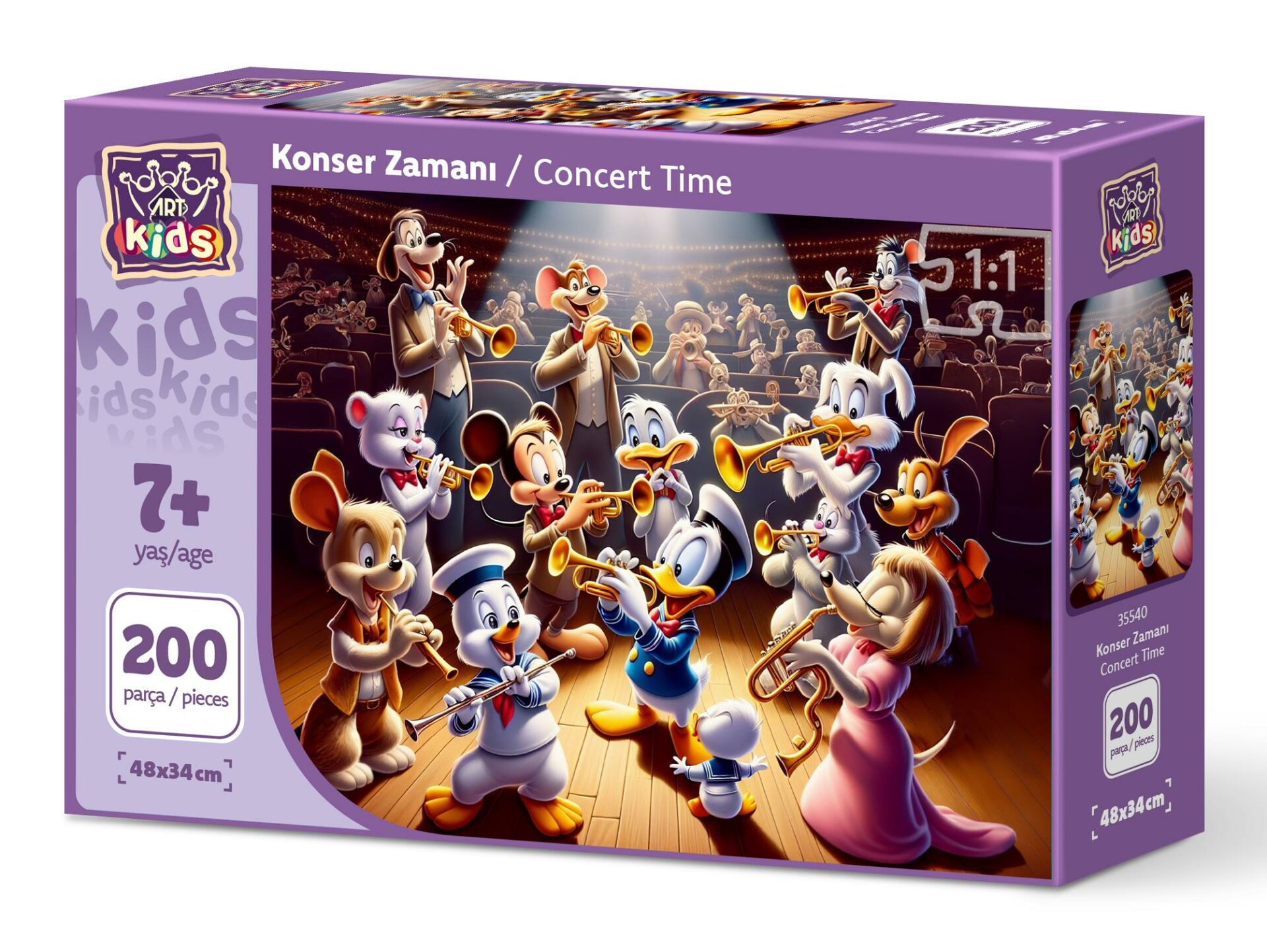 ART PUZZLE Art Çocuk Konser Zamanı 200 Parça Puzzle