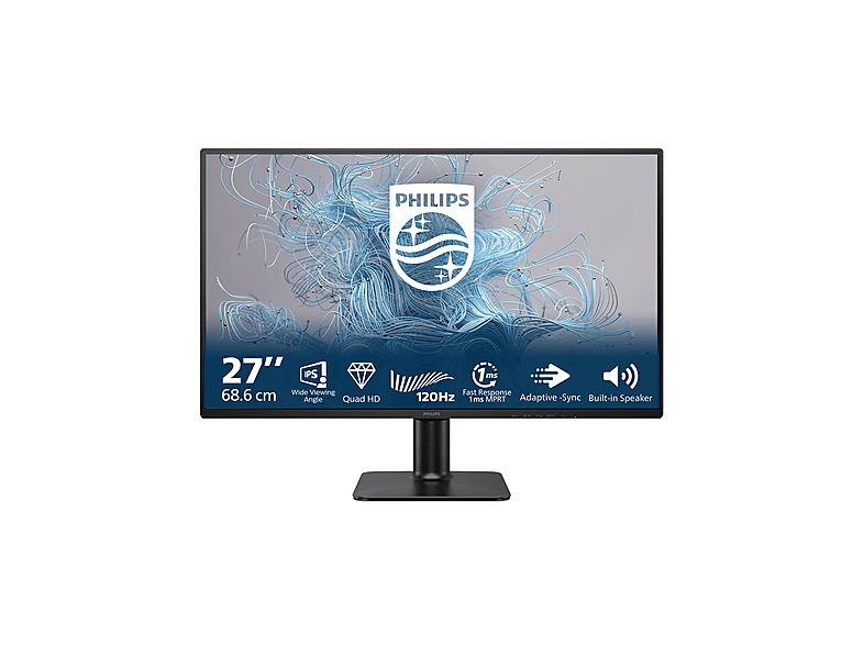 PHILIPS 27E2N2500/00 27 inç QHD 4 ms 60 Hz Monitör Siyah