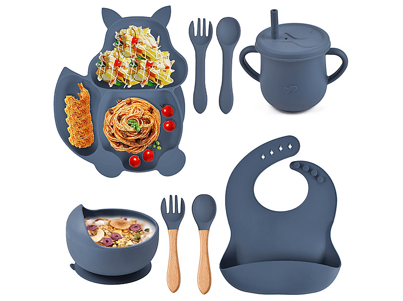 Baby Löffelhalter Aus Silikon - Selbstfütternd Ab 6 Monaten