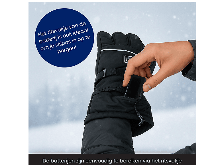 Oplader voor 2 batterijen van verwarmde handschoenen I
