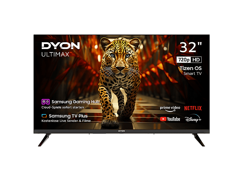 DYON Ultimax 32H-TI-W LED TV (Flat, 32 Zoll / 80 cm, HD, SMART TV)