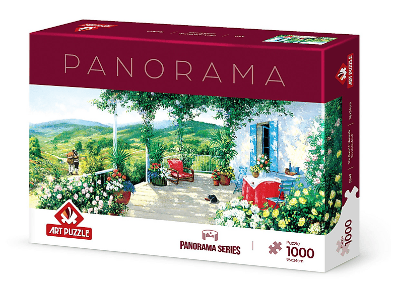 ART PUZZLE Verandadaki Misafir 1000 Parça Panorama Puzzle