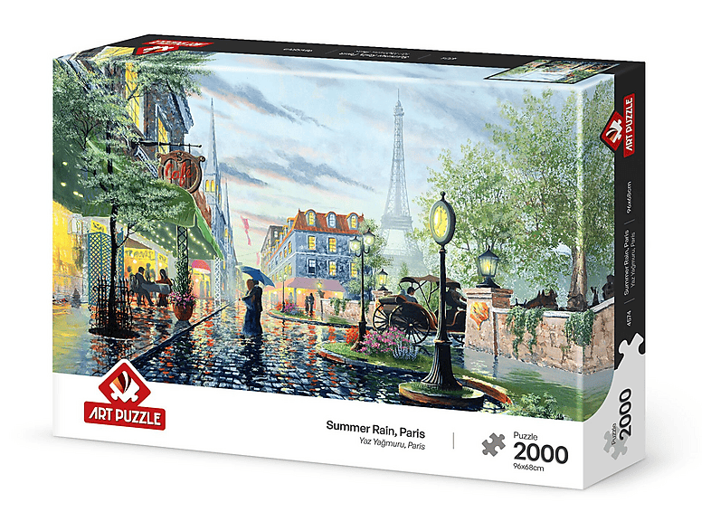 ART PUZZLE Yaz Yağmuru, Paris 2000 Parça Puzzle