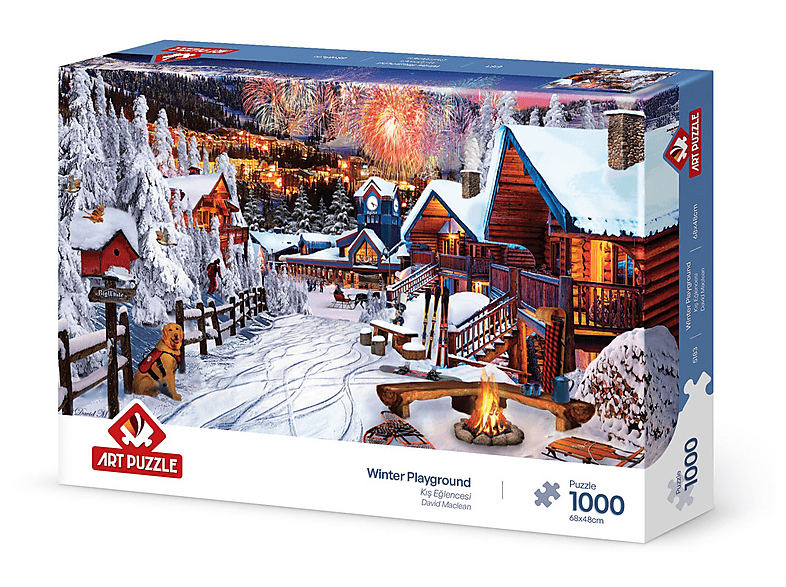 ART PUZZLE Kış Eğlencesi 1000 Parça Puzzle