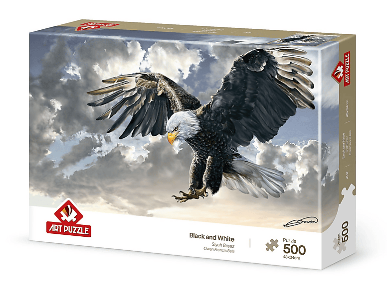 ART PUZZLE Siyah Beyaz 500 Parça Puzzle