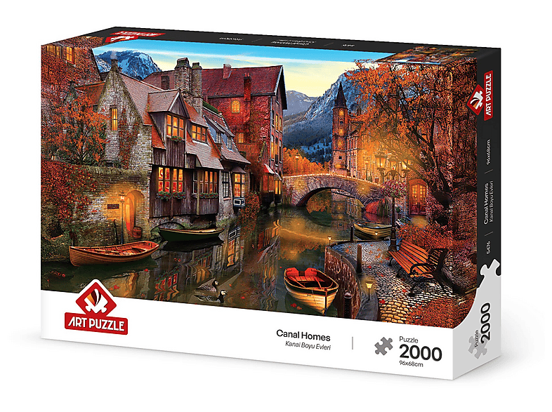 ART PUZZLE Kanal Boyu Evleri 2000 Parça Puzzle