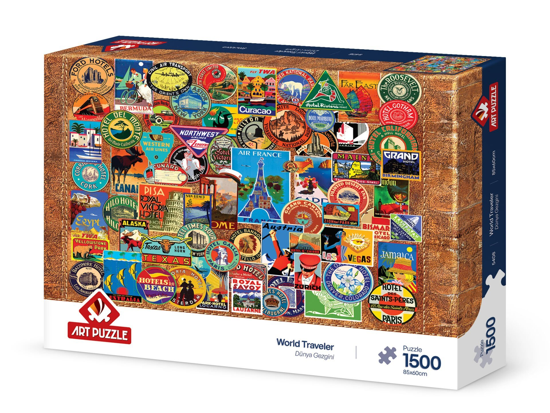 ART PUZZLE Dünya Gezgini 1500 Parça Puzzle