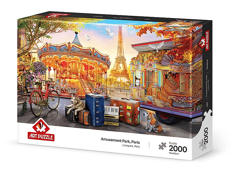ART PUZZLE Lunapark, Paris 2000 Parça Puzzle