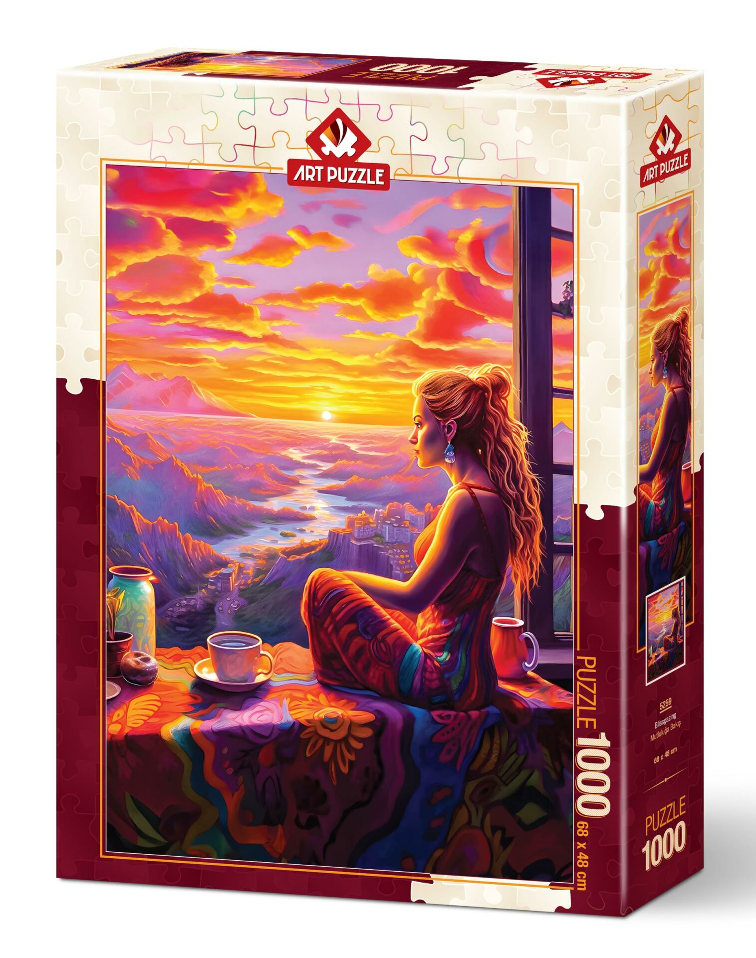 ART PUZZLE Mutluluğa Bakış 1000 Parça Puzzle