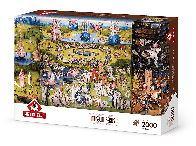 ART PUZZLE Dünyevi Zevkler Bahçesi, Hieronymus Bosch 2000 Parça Puzzle